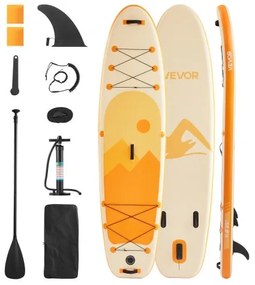 VEVOR Inflatable Stand Up Paddle Board 3.53m Sup Surfboard with Paddle Accessory