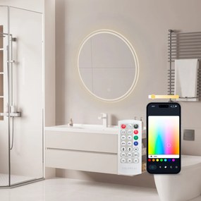 Καθρέπτης μπάνιου με LED φως KSIX Oasis E 36 W 1000 Lm