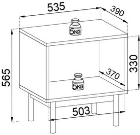 Κομοδίνο Bliss-Drus
