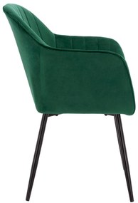Καρέκλα SAWYER Βελούδο Κυπαρισσί 53x60x76Υ εκ. 2αδα 53x60x76 εκ.