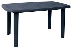 SORRENTO Τραπέζι Oval Dining Κήπου - Βεράντας, PP Απόχρωση Ανθρακί 140x80x74cm oval Ε365,2