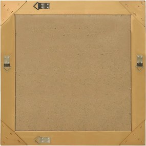 vidaXL Καθρέφτης Τοίχου με Μπαρόκ Στιλ Χρυσός 60 x 60 εκ.