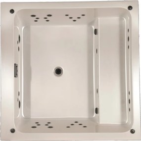 Acrilan Lord SPA 2,00 x 2,00 - Gecko Combi, Alba, WPC - Oak Nature