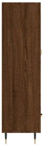 vidaXL Ντουλάπα Καφέ Δρυς 69,5 x 31 x 115 εκ. από Επεξεργασμένο Ξύλο