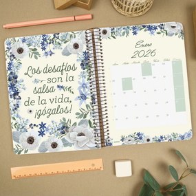 Ατζέντα Finocam CLOE A5 15,5 x 21,2 cm Καφέ 2026