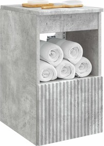 vidaXL Ντουλάπι Μπάνιου Γκρι Σκυροδέματος 30 x 41 x 50 εκ.