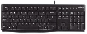Πληκτρολόγιο Logitech K120 Μαύρο Ισπανικό Qwerty Qwerty US