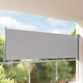 vidaXL Σκίαστρο Πλαϊνό Συρόμενο Βεράντας Γκρι 120 x 300 εκ.