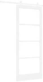 vidaXL Συρόμενη Πόρτα ORKDAL Λευκό 86 x 211 cm Ξύλο και μέταλλο