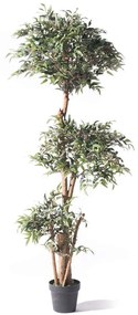 Τεχνητό Δέντρο Ρούσκος 8680-6 150cm Green Supergreens Polyethylene