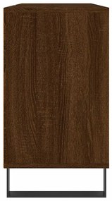 vidaXL Ντουλάπι Μπάνιου Καφέ Δρυς 80 x 33 x 60 εκ. Επεξεργασμένο Ξύλο