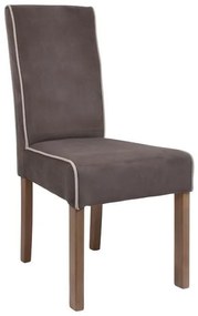 Dining Chair T-26 Fylliana Brown - Beige Line 47x60x100 cm