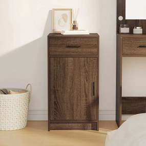 vidaXL Πλαϊνό γραφείο Καφέ δρυς 40 x 40.5 x 75 εκ Επεξεργασμένο ξύλο