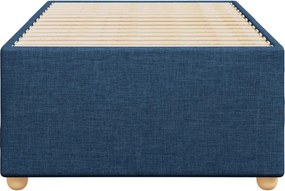 vidaXL Σκελετός Κρεβατιού Χωρίς Στρώμα Μπλε 80x200 εκ. Υφασμάτινο