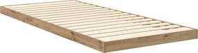 vidaXL Κρεβάτι δαπέδου Artisan Oak 75 x 190 cm Επεξεργασμένο ξύλο