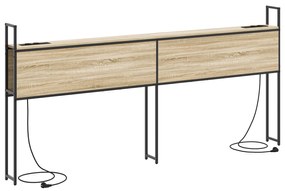 vidaXL Κεφαλάρι Αποθήκης Sonoma Δρυς 180 cm Επεξεργασμένο ξύλο