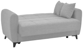 Σετ σαλονιού 2τεμ Lincoln pakoworld ύφασμα σε γκρι-μπεζ απόχρωση