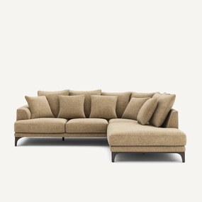 Γωνιακός καναπές από βαμβακερό ύφασμα, ARMENTO