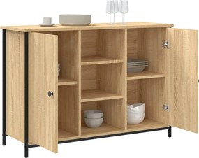 vidaXL Μπουφές Sonoma Δρυς 100 x 35 x 70 εκ. από Επεξεργασμένο Ξύλο
