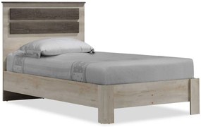 Κρεβάτι OLYMPUS pakoworld σε χρώμα castillo-toro 100x200εκ