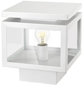 Φωτιστικό Δαπέδου 01265 E27 25x25x29cm White Luma