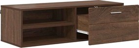 vidaXL Ξύλινο Ντουλάπι Καφέ δρυς 100,5 x 39 x 30 εκ Επεξεργασμένο ξύλο