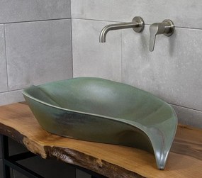 Fyllo Olive Matt 75x37 - Επιτραπέζιος νιπτήρας