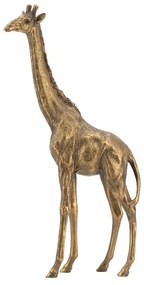 Artekko Artekko Animal Giraffe Επιτραπέζιο Διακοσμητικό Καμηλοπάρδαλη Ρητίνη Μπρονζέ (15x5.5x28,5)cm 77515