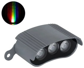 Κυρτό WallWasher για Φυτά 3W IP65 RGBW Αλουμίνιο Γκρι 90689 Globostar-90689-Ανθρακί 90689