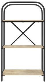 vidaXL Ράφι Βιβλίων Sonoma Δρυς 60 x 30 x 109 εκ Επεξεργασμένο ξύλο