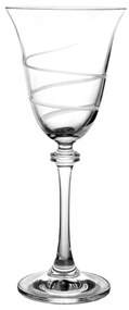 Ποτήρι Κρασιού Κρυστάλλινο Asio Σερπαντίνα Crystal Bohemia 185ml CTB1SD702ΣΕ