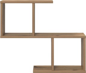 vidaXL Ράφι Τοίχου Artisan Δρυς 60 x 12 x 50,5 εκ Επεξεργασμένο Ξύλο