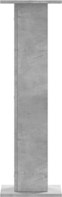 vidaXL Βάσεις Φυτών 2 τεμ. Γκρι Σκυρ. 30x30x95 εκ. Επεξεργασμένο Ξύλο