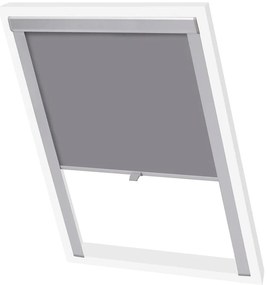 vidaXL Στόρι Ρόλερ Συσκότισης (Blackout) Γκρι U08/808