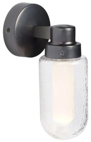 Φωτιστικό Μπάνιου - Απλίκα Brume 40076 LED 3W 2700K 200Lm Anthracite Faro Barcelona Metal, Glass