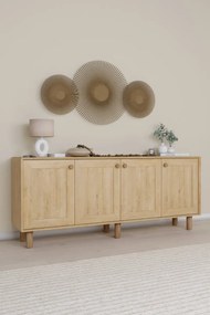Stewehome Μποέμ σειρά κονσόλα Πολύχρωμο 180x40x75 cm