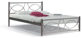 Metallic Bed William Fylliana Brown 140*200 cm