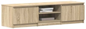vidaXL Έπιπλο Τηλεόρασης Sonoma Δρυς 140x40x35,5 εκ. από Επεξ. Ξύλο