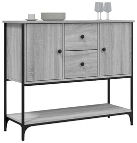 vidaXL Ντουλάπι Γκρι Sonoma 100x36x85 εκ. από Επεξεργασμένο Ξύλο