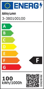 Προβολέας Led SMD 230V 10W με θερμό  φως 9000lm 120° λευκό σώμα αλουμινίου IP65