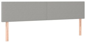 vidaXL Κρεβάτι Boxspring με Στρώμα Αν. Πράσινο 160x200εκ Υφασμάτινο