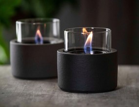 Επιτραπέζια Εστία Φωτιάς Lotus 12 Tenderflame με διάρκεια καύσης 9 - 10 ώρες, χωρητικότητα δεξαμενής 300ml και διαστάσεις 13x17.5cm - Black