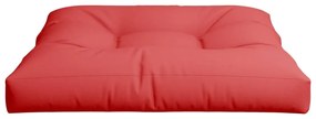 Μαξιλάρι Καναπέ Παλέτας Κόκκινο 80 x 80 x 12 εκ. Υφασμάτινο - Κόκκινο