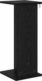 vidaXL Βάση φυτών Μαύρη Δρυς 25 x 25,5 x 60,5 εκ. Επεξεργασμένο Ξύλο