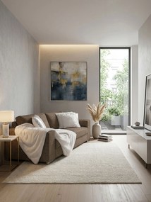 Καναπές Fantasy Διθέσιος-145φ 90β εκ.-Σοκολατί