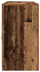 vidaXL Πλαϊνό γραφείο Παλαιό ξύλο 283 x 37 x 67 εκ Επεξεργασμένο ξύλο