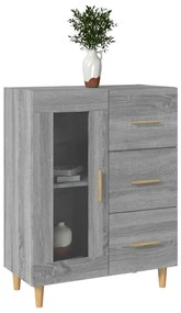 vidaXL Ντουλάπι Γκρι Sonoma 69,5 x 34 x 90 εκ. από Επεξεργασμένο Ξύλο