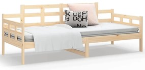 vidaXL Καναπές Κρεβάτι 90 x 190 εκ. από Μασίφ Ξύλο Πεύκου