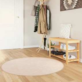 vidaXL Χαλί Runner MARSA Κρεμ 120 x 120 cm Πολυέστερ και PVC