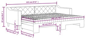 ΚΑΝΑΠΕΣ ΚΡΕΒΑΤΙ ΣΥΡΟΜΕΝΟΣ TAUPE 80X200 ΕΚ. ΥΦΑΣΜΑΤΙΝΟΣ ΣΤΡΩΜΑΤΑ 3197442